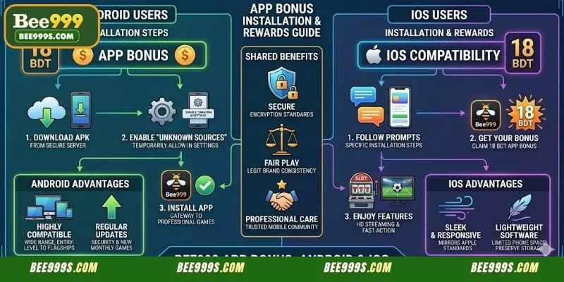 Step by step instructions to claim the Download Bee999 APP Bonus instantly